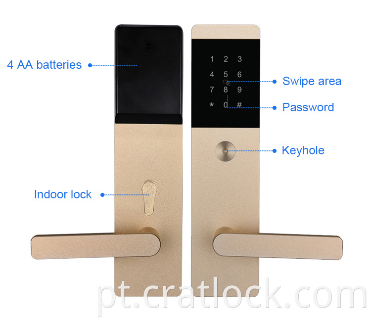 Smart Fingerprint Apartment Lock Details